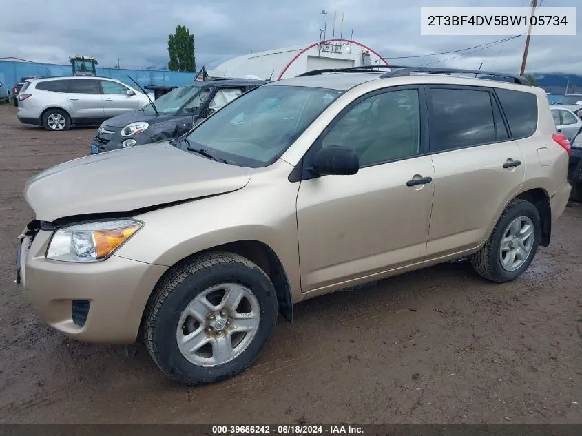 2011 Toyota Rav4 VIN: 2T3BF4DV5BW105734 Lot: 39656242