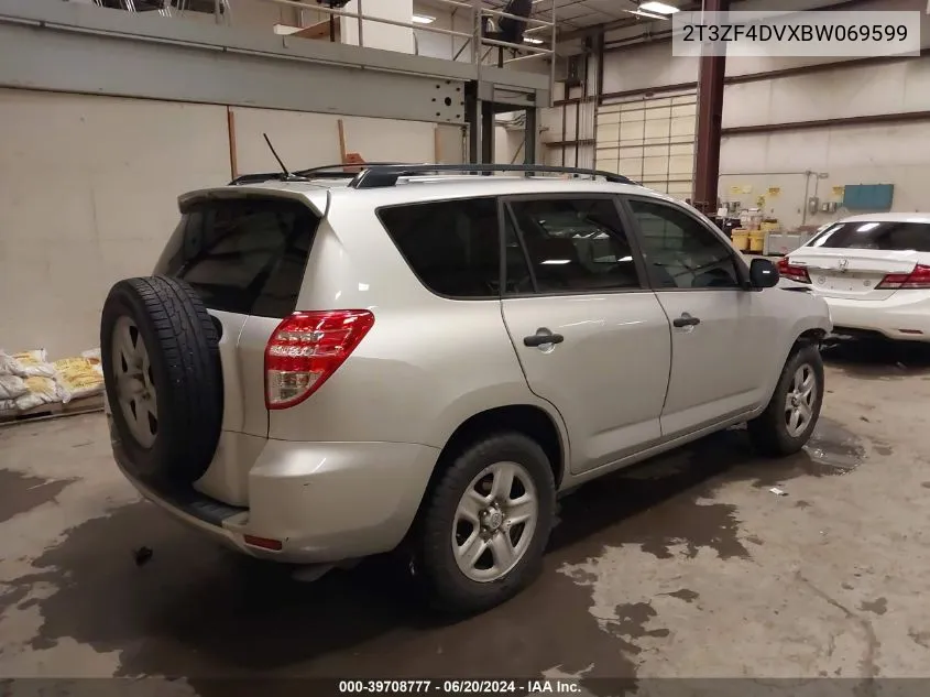 2T3ZF4DVXBW069599 2011 Toyota Rav4