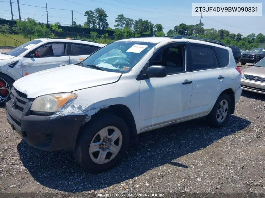 2011 Toyota Rav4 VIN: 2T3JF4DV9BW090831 Lot: 39717606