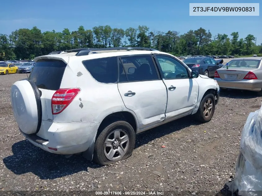 2011 Toyota Rav4 VIN: 2T3JF4DV9BW090831 Lot: 39717606