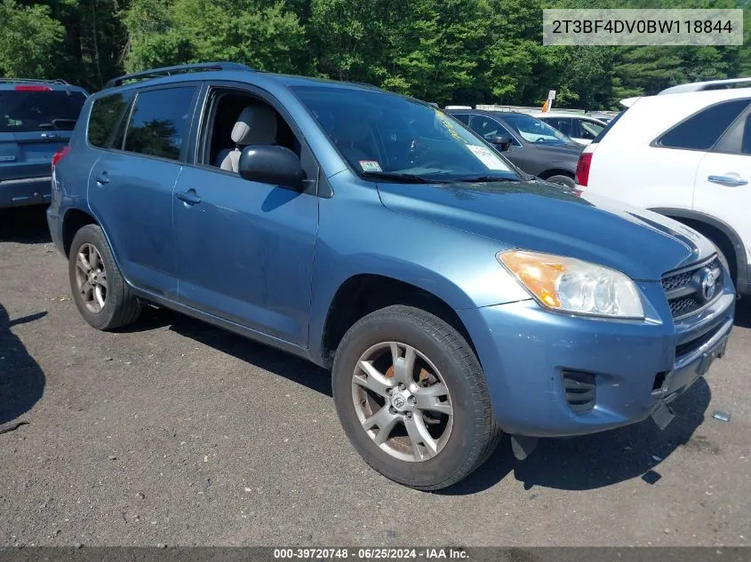 2011 Toyota Rav4 VIN: 2T3BF4DV0BW118844 Lot: 39720748