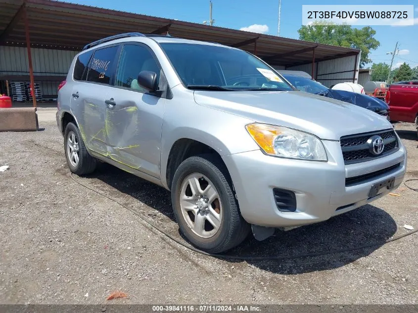 2011 Toyota Rav4 VIN: 2T3BF4DV5BW088725 Lot: 39841116