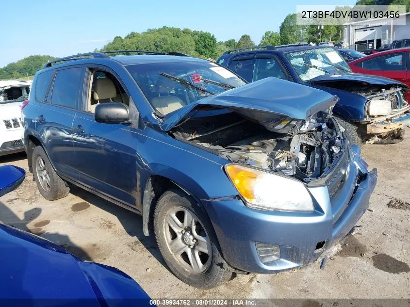 2011 Toyota Rav4 VIN: 2T3BF4DV4BW103456 Lot: 39934762