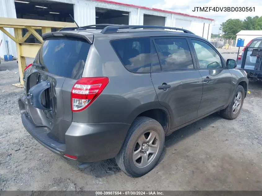 2011 Toyota Rav4 VIN: JTMZF4DV3BD030561 Lot: 39987554