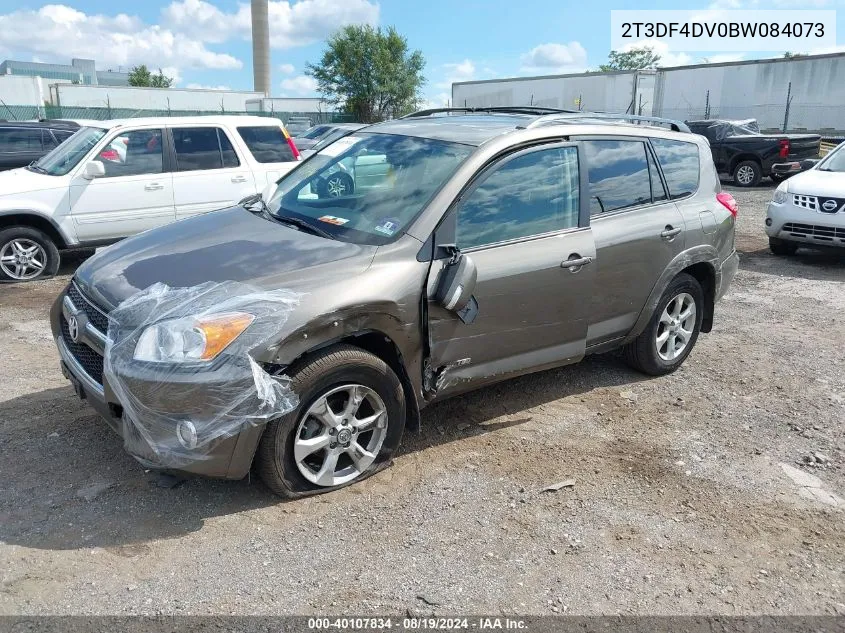 2011 Toyota Rav4 Limited VIN: 2T3DF4DV0BW084073 Lot: 40107834