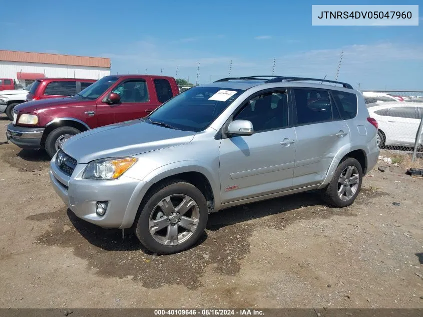 2011 Toyota Rav4 Sport VIN: JTMRF4DV0B5047960 Lot: 43313264