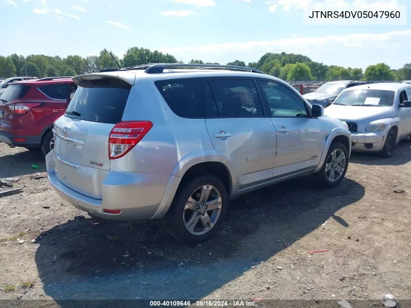 2011 Toyota Rav4 Sport VIN: JTMRF4DV0B5047960 Lot: 43313264