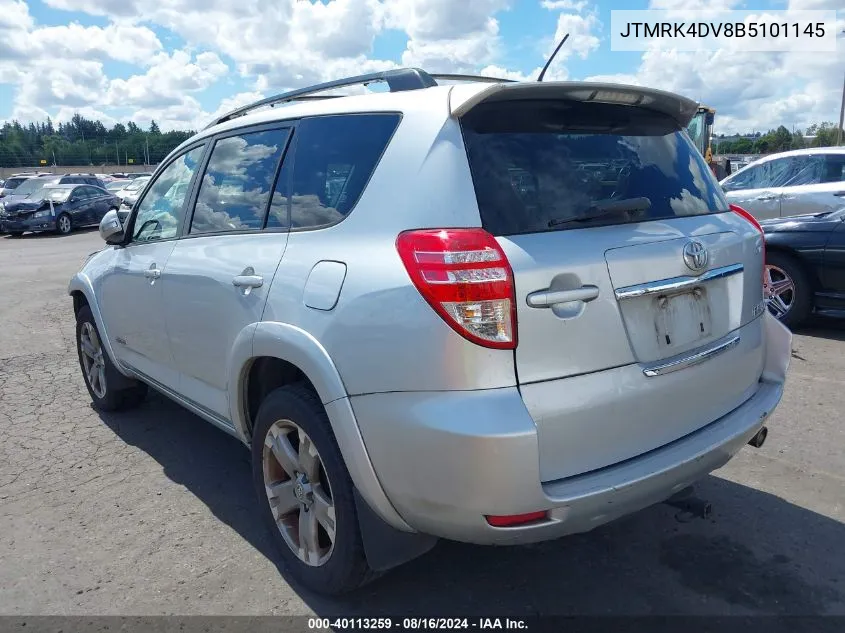 2011 Toyota Rav4 Sport V6 VIN: JTMRK4DV8B5101145 Lot: 40113259