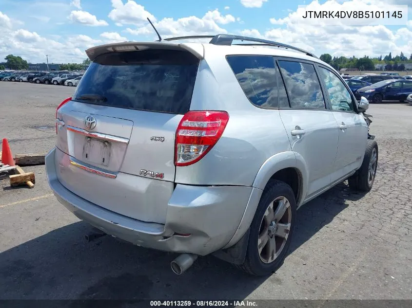 2011 Toyota Rav4 Sport V6 VIN: JTMRK4DV8B5101145 Lot: 40113259