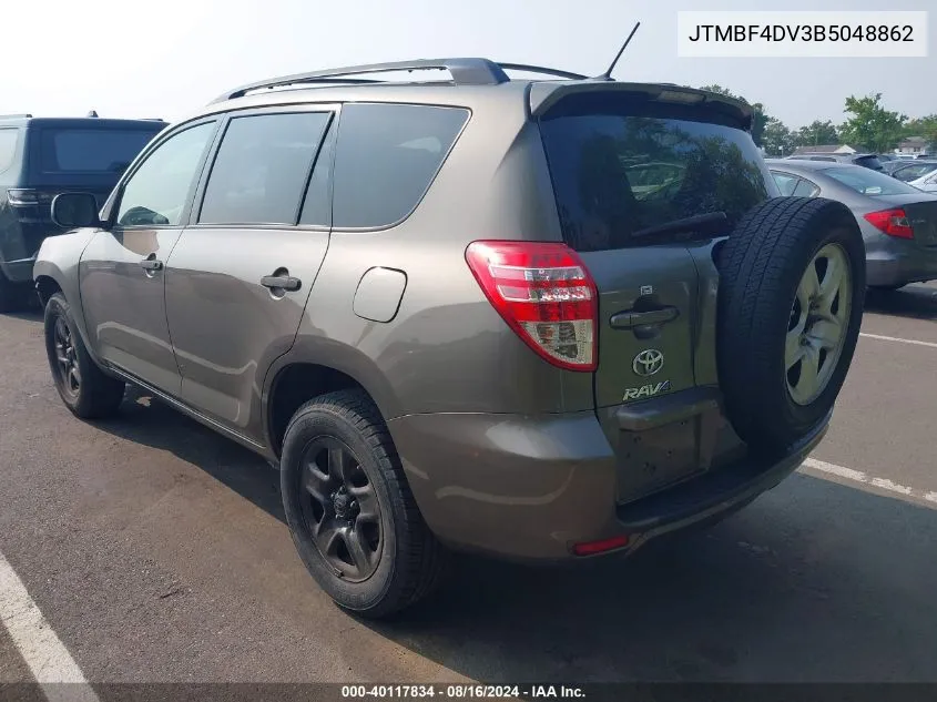 2011 Toyota Rav4 VIN: JTMBF4DV3B5048862 Lot: 40117834