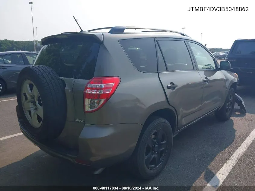 JTMBF4DV3B5048862 2011 Toyota Rav4