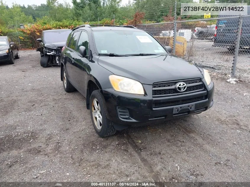 2011 Toyota Rav4 VIN: 2T3BF4DV2BW114522 Lot: 40131107