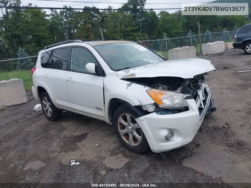 2T3YK4DV7BW013577 2011 Toyota Rav4 Limited V6