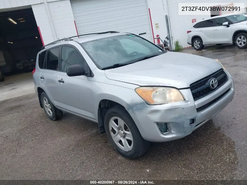 2011 Toyota Rav4 VIN: 2T3ZF4DV3BW072991 Lot: 40200967