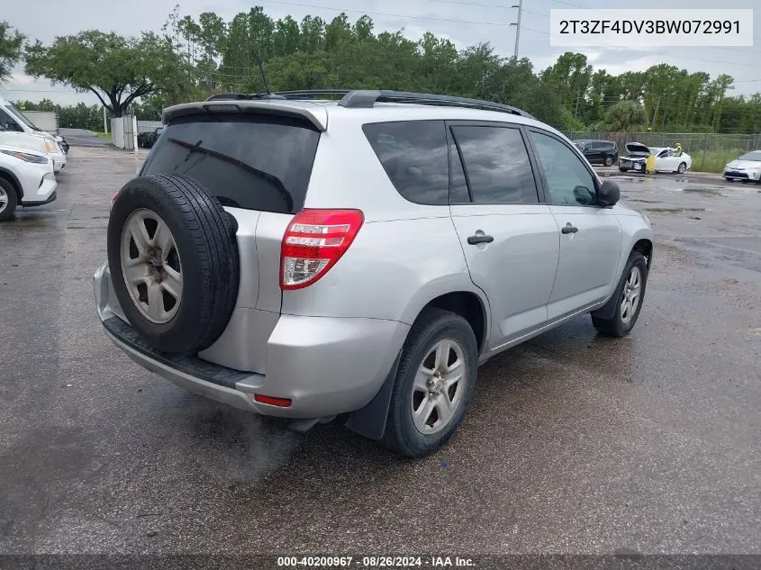 2011 Toyota Rav4 VIN: 2T3ZF4DV3BW072991 Lot: 40200967