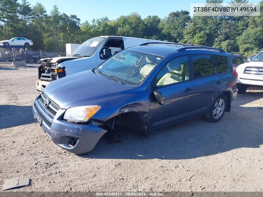 2T3BF4DV8BW149694 2011 Toyota Rav4