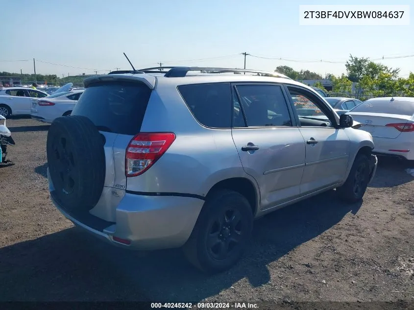 2011 Toyota Rav4 VIN: 2T3BF4DVXBW084637 Lot: 40245242