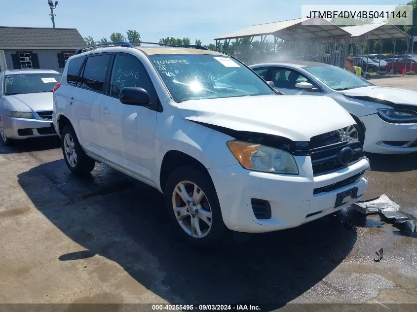 2011 Toyota Rav4 VIN: JTMBF4DV4B5041144 Lot: 40255495