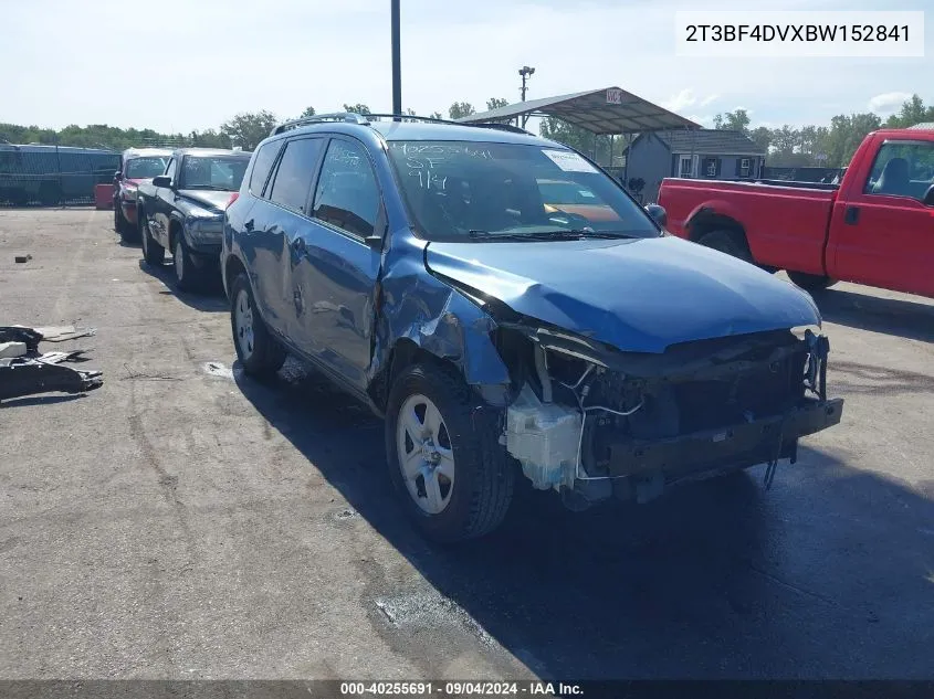 2011 Toyota Rav4 VIN: 2T3BF4DVXBW152841 Lot: 40255691