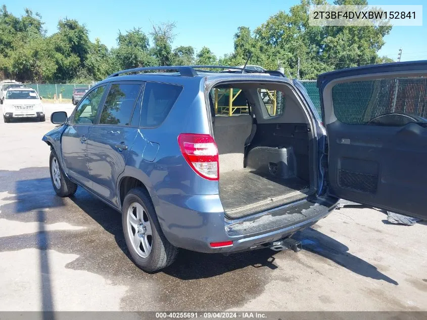 2011 Toyota Rav4 VIN: 2T3BF4DVXBW152841 Lot: 40255691