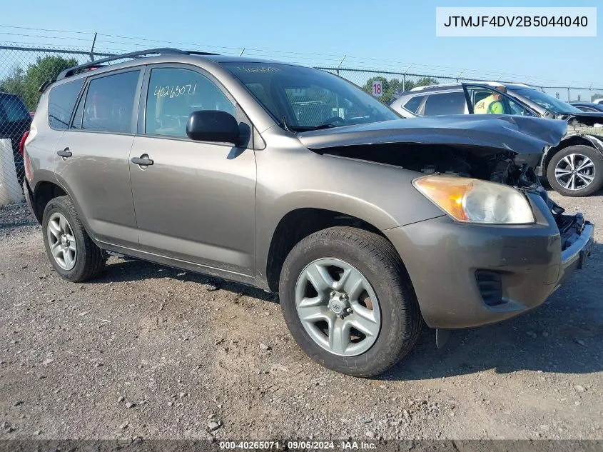 2011 Toyota Rav4 VIN: JTMJF4DV2B5044040 Lot: 40265071