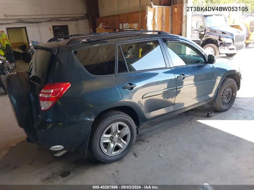 2011 Toyota Rav4 Base V6 VIN: 2T3BK4DV4BW053105 Lot: 40267596