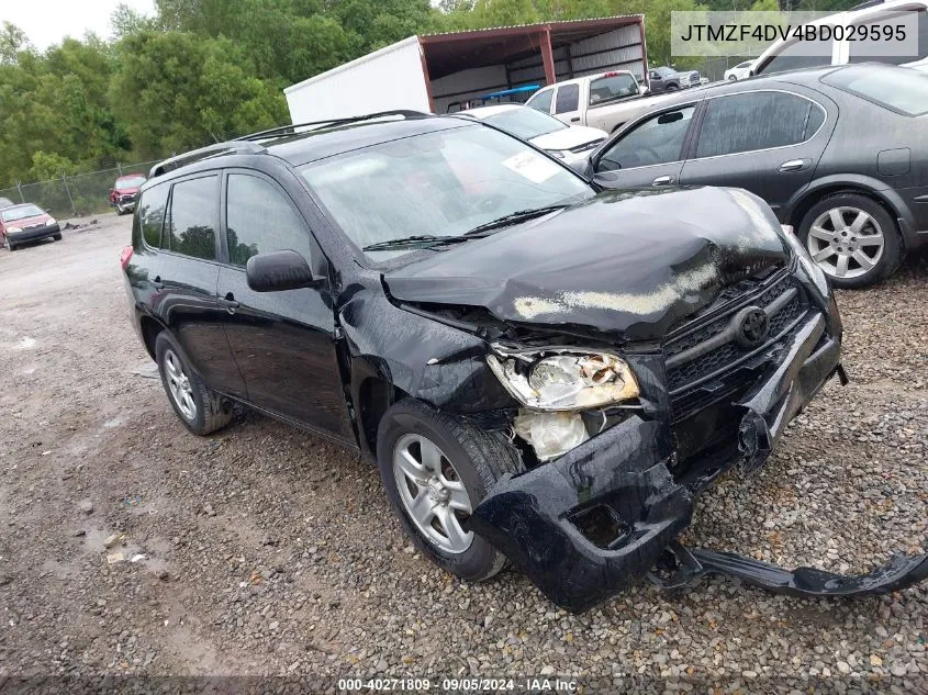 2011 Toyota Rav4 Base (A4) VIN: JTMZF4DV4BD029595 Lot: 40271809