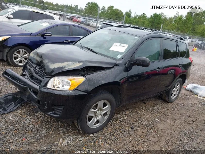 2011 Toyota Rav4 Base (A4) VIN: JTMZF4DV4BD029595 Lot: 40271809