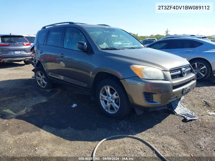 2011 Toyota Rav4 VIN: 2T3ZF4DV1BW089112 Lot: 40287383