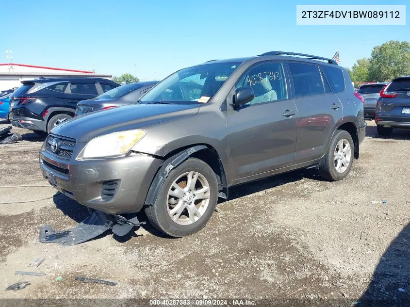 2011 Toyota Rav4 VIN: 2T3ZF4DV1BW089112 Lot: 40287383