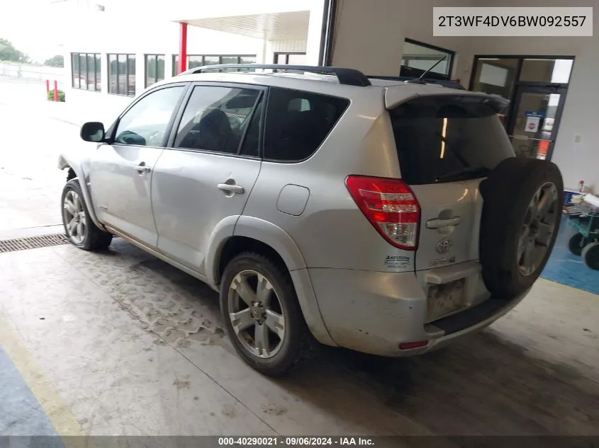 2T3WF4DV6BW092557 2011 Toyota Rav4 Sport