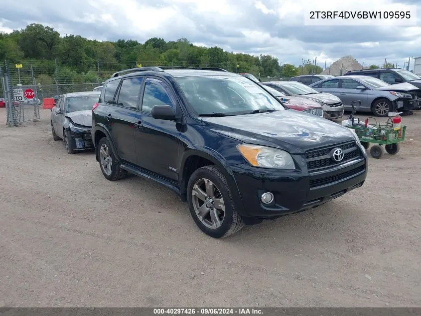 2011 Toyota Rav4 Sport VIN: 2T3RF4DV6BW109595 Lot: 40297426