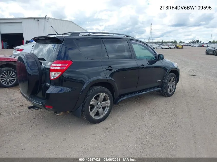 2011 Toyota Rav4 Sport VIN: 2T3RF4DV6BW109595 Lot: 40297426