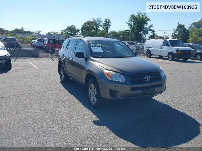 2011 Toyota Rav4 VIN: 2T3BF4DV8BW168925 Lot: 40308179