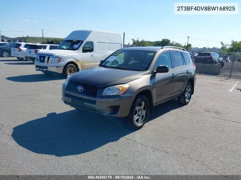 2011 Toyota Rav4 VIN: 2T3BF4DV8BW168925 Lot: 40308179