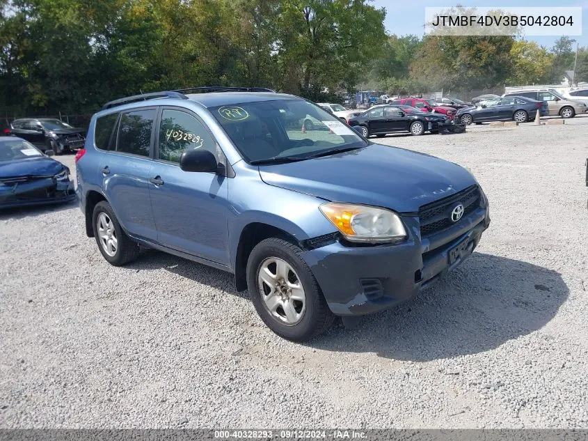 2011 Toyota Rav4 VIN: JTMBF4DV3B5042804 Lot: 40328293