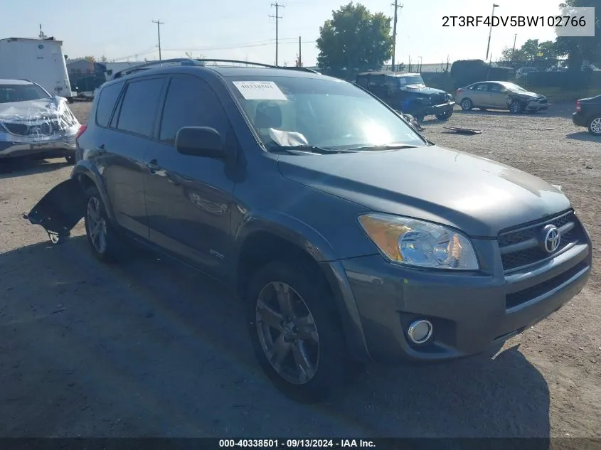 2011 Toyota Rav4 Sport VIN: 2T3RF4DV5BW102766 Lot: 40338501