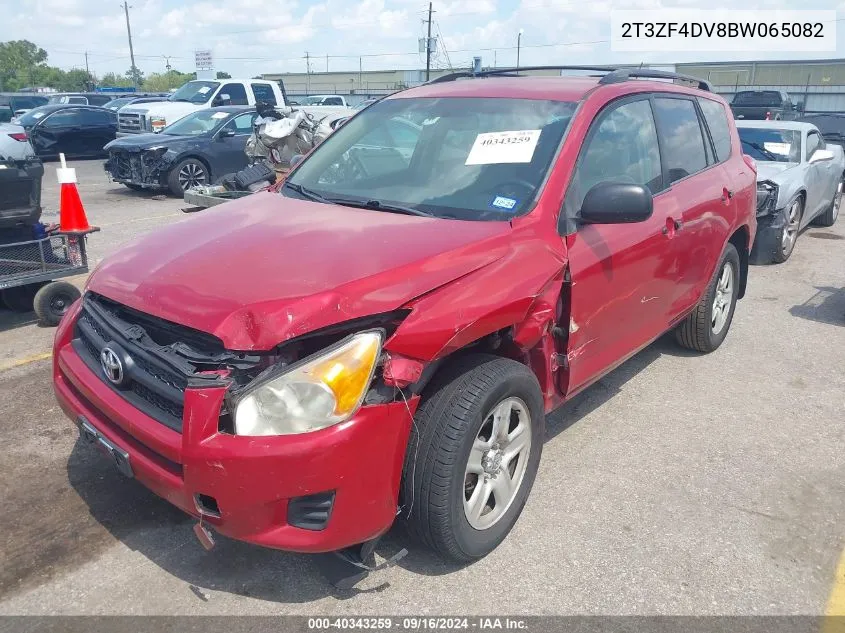 2011 Toyota Rav4 VIN: 2T3ZF4DV8BW065082 Lot: 40343259