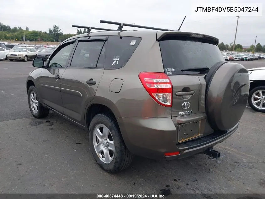 2011 Toyota Rav4 VIN: JTMBF4DV5B5047244 Lot: 40374448