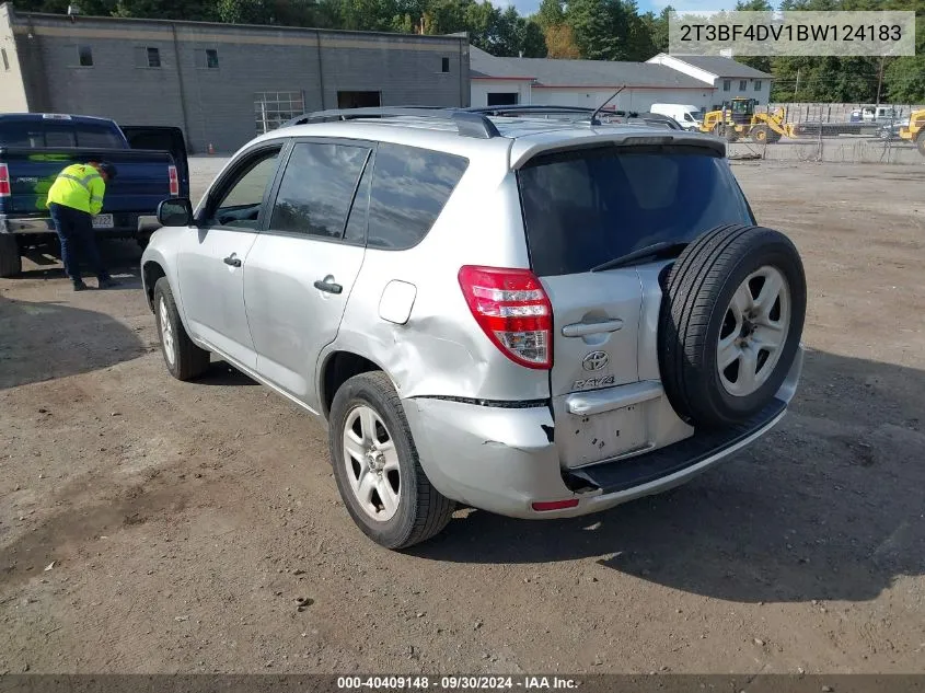 2011 Toyota Rav4 VIN: 2T3BF4DV1BW124183 Lot: 40409148