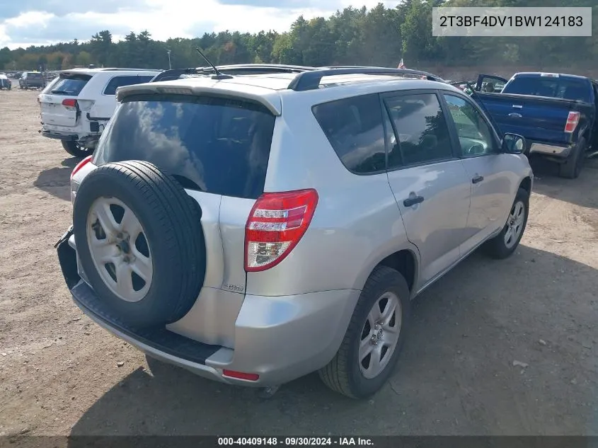 2011 Toyota Rav4 VIN: 2T3BF4DV1BW124183 Lot: 40409148