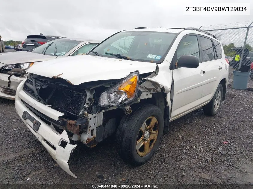 2011 Toyota Rav4 VIN: 2T3BF4DV9BW129034 Lot: 40441840