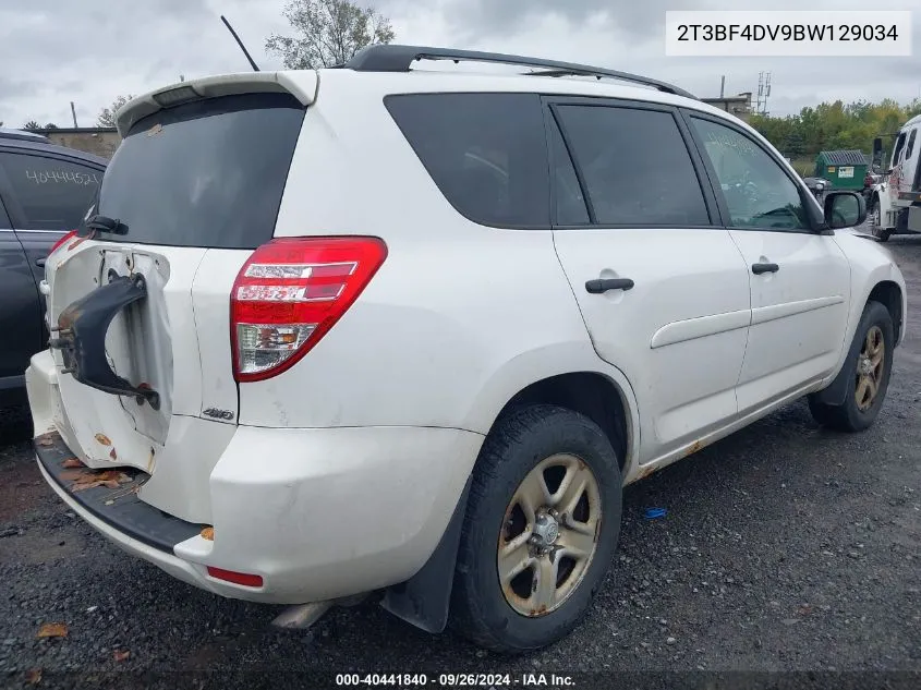 2011 Toyota Rav4 VIN: 2T3BF4DV9BW129034 Lot: 40441840