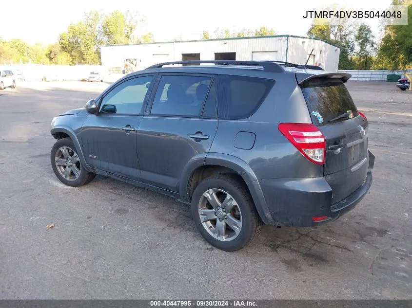 2011 Toyota Rav4 Sport VIN: JTMRF4DV3B5044048 Lot: 40447995