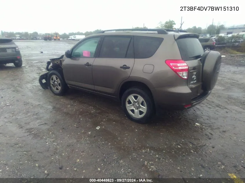 2T3BF4DV7BW151310 2011 Toyota Rav4