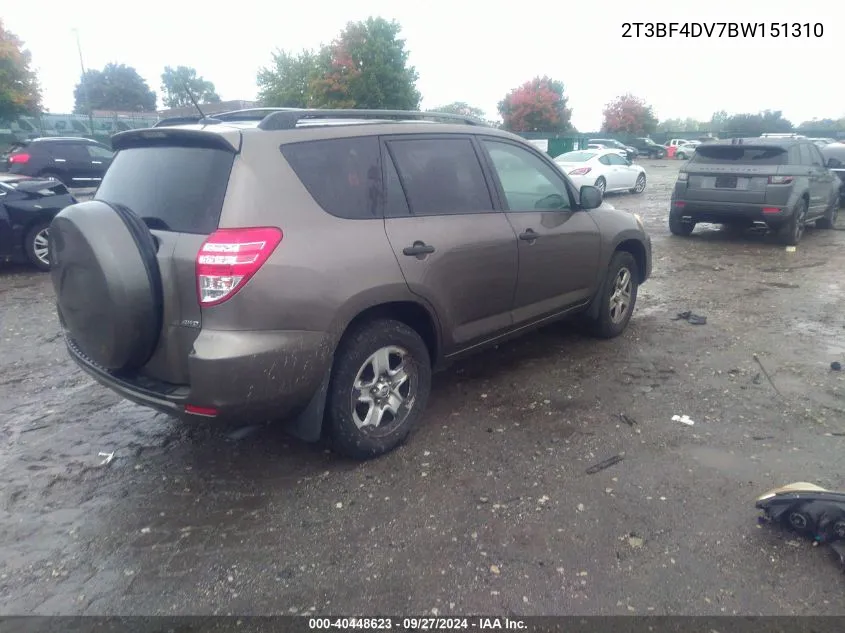 2T3BF4DV7BW151310 2011 Toyota Rav4