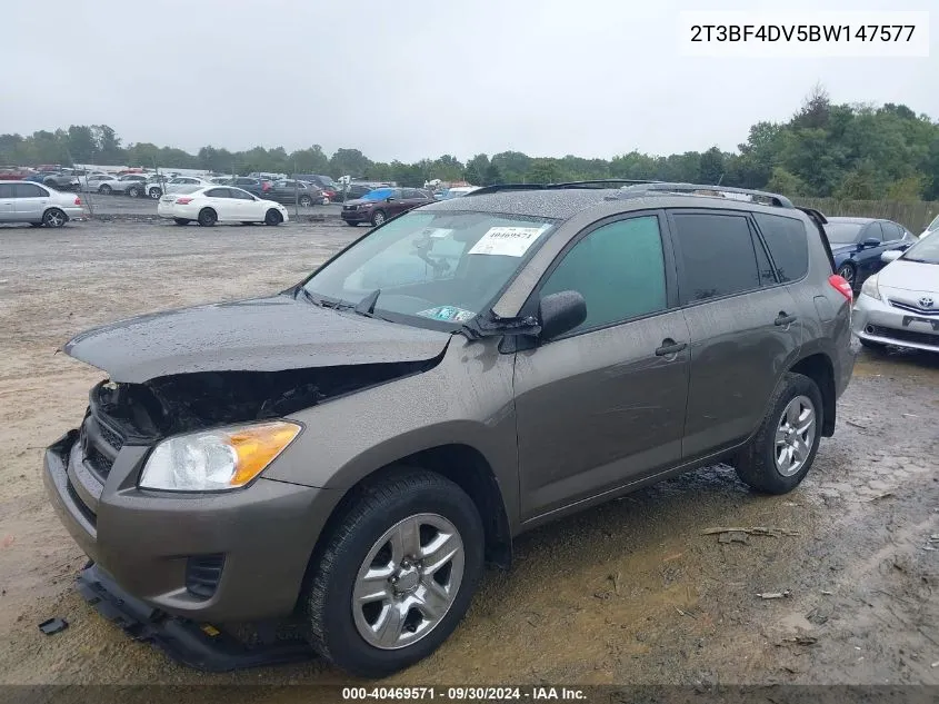 2011 Toyota Rav4 VIN: 2T3BF4DV5BW147577 Lot: 40469571