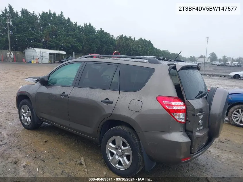 2011 Toyota Rav4 VIN: 2T3BF4DV5BW147577 Lot: 40469571