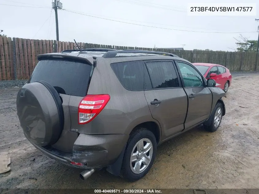 2T3BF4DV5BW147577 2011 Toyota Rav4