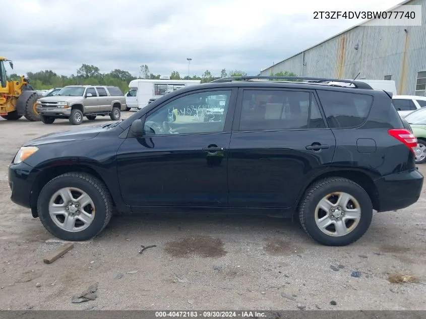 2T3ZF4DV3BW077740 2011 Toyota Rav4